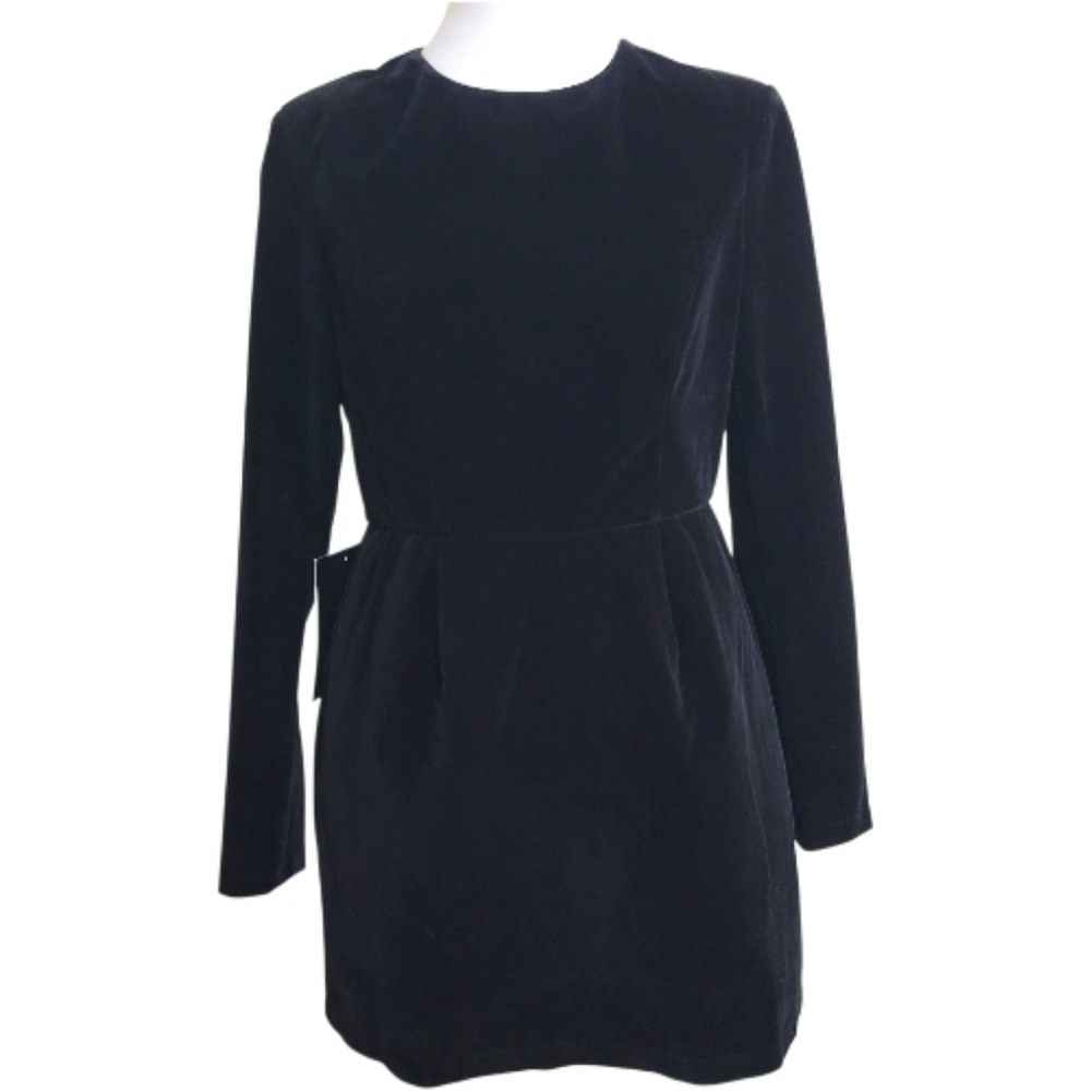 Tuckernuck Black Velvet Haley Mini Dress, 4, NWT, Elegant, Classy, Chic - Picture 5 of 11